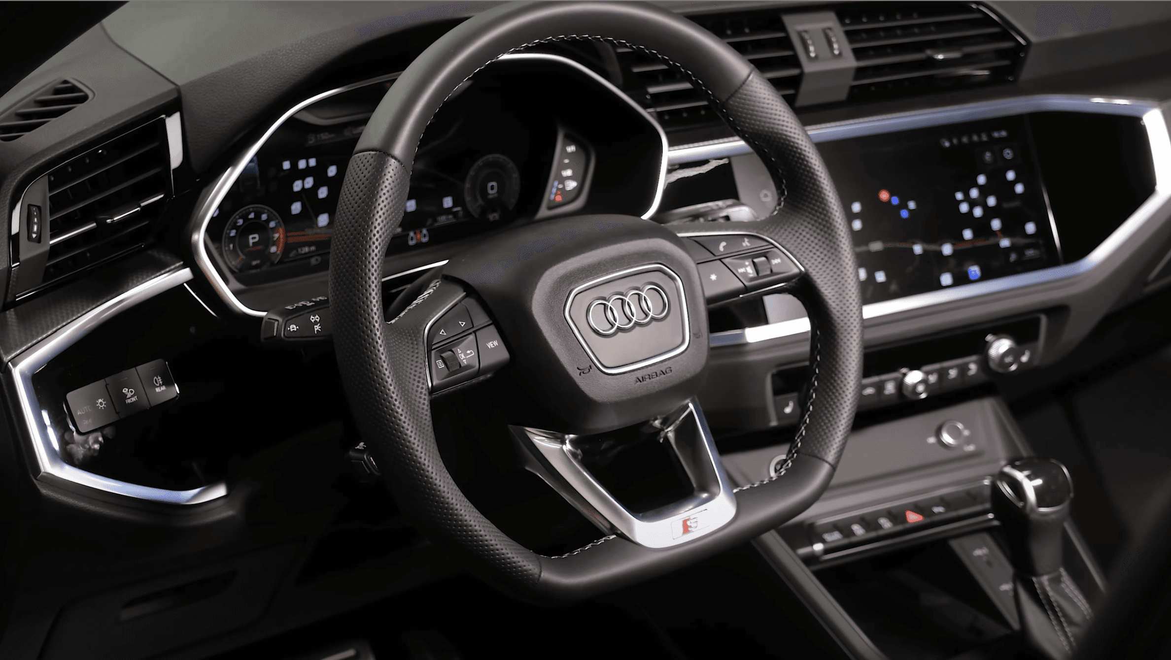 Clean detailed vehicle interior